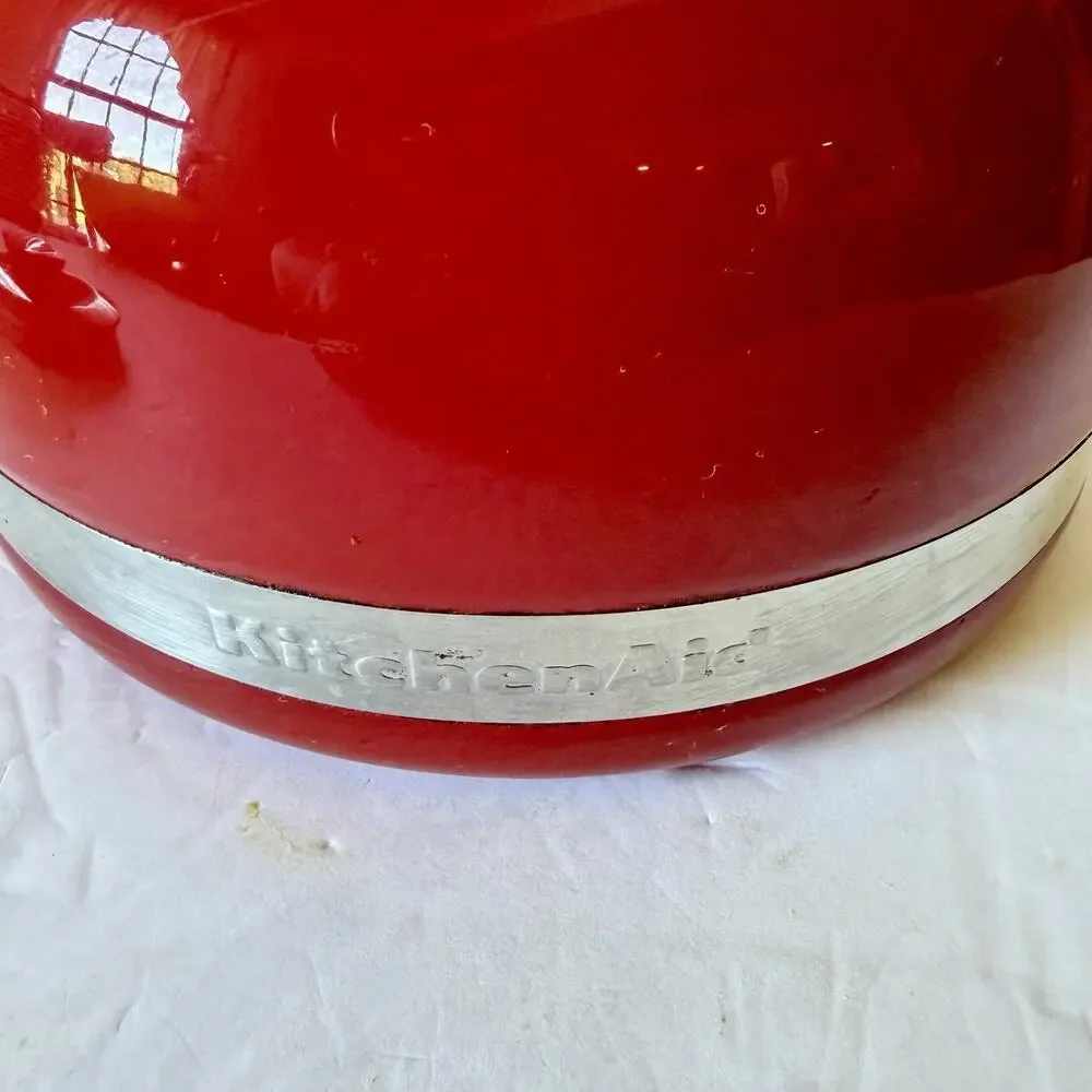 Kitchenaid Red Teapot‎ Enameled Stainless Steel Whistling Tea Kettle